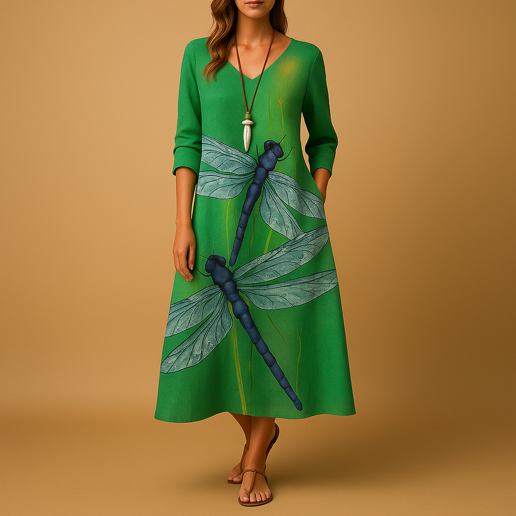 Elegant breathable cotton dress for women | Isabella