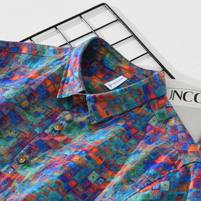 Printed Linen Shirt - Vibrant Summer Style