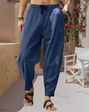 Loose Fit Cotton Linen Pants - Comfort and Style