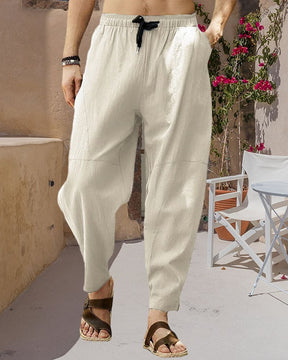 Loose Fit Cotton Linen Pants - Comfort and Style