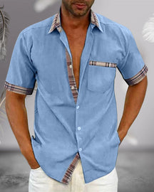 Short Sleeve Button-Up Shirt - Summer Essential