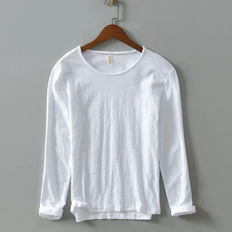 Long Sleeve Cotton Shirt - Casual Comfort