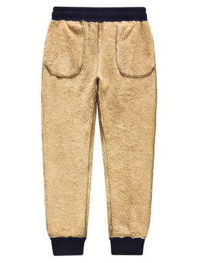 Knitted Wool Pants - Warmth and Style