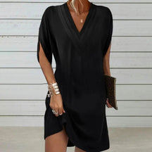 V-Neck Dress - Elegant and Versatile