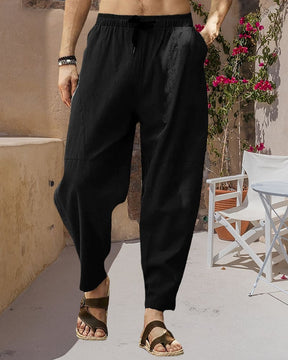 Loose Fit Cotton Linen Pants - Comfort and Style