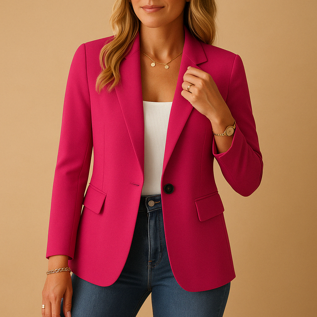 Black Blazer for Women, Comfortable Tailored Fit | Yara-2