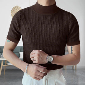 Modern Turtleneck T-Shirt - Breathable Comfort