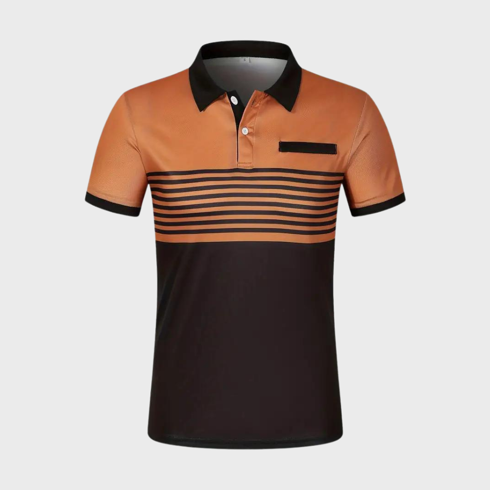 Color Block Polo Shirt - Bold Style