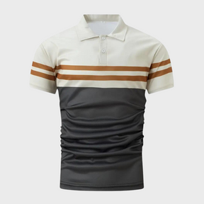 Striped Summer Polo Shirt - Classic Comfort