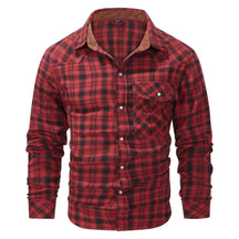 Retro Plaid Cotton Shirt - Classic Style