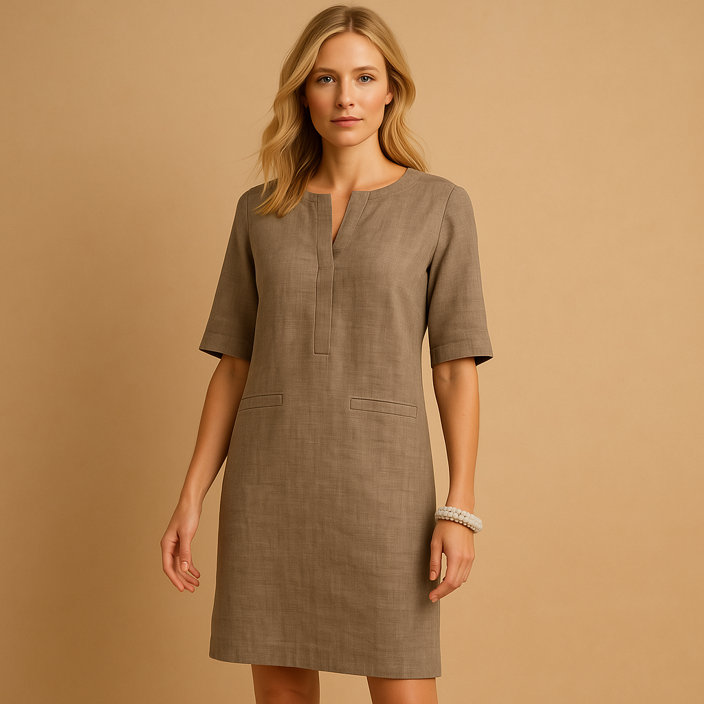 Women’s casual chic dress with a flattering fit and lightweight design, perfect for outings, weekends, and stylish everyday wear