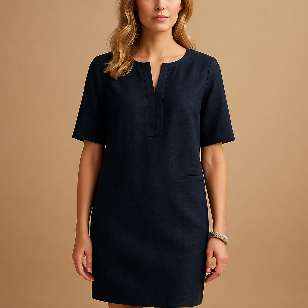 Chic casual dress with flattering fit for women | Eva