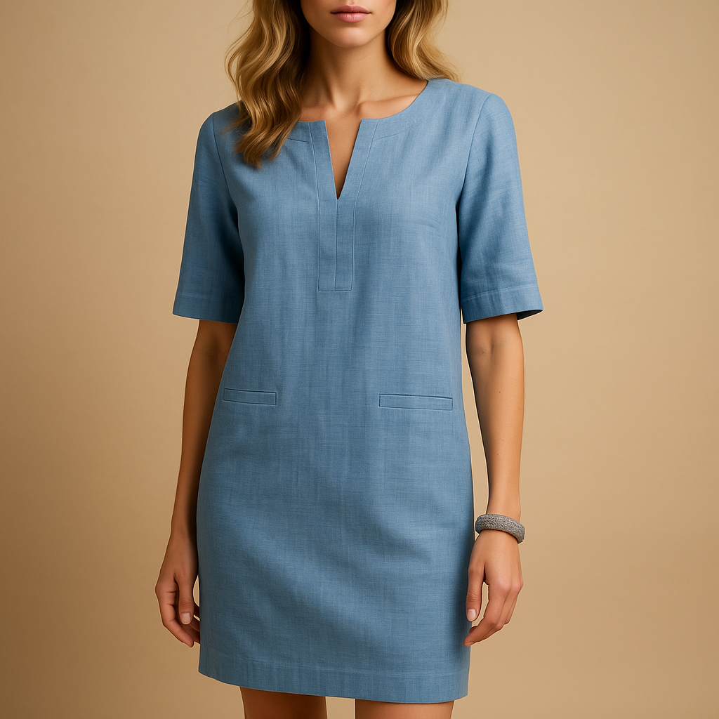 Women’s casual chic dress with a flattering fit and lightweight design, perfect for outings, weekends, and stylish everyday wear
