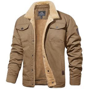 Men's Classic Bomber Jacket – Stylish and Warm for Winter