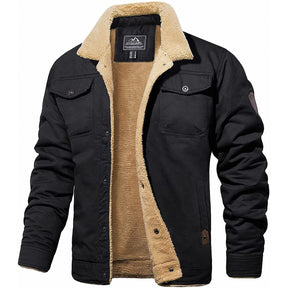 Men's Classic Bomber Jacket – Stylish and Warm for Winter