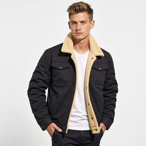 Men's Classic Bomber Jacket – Stylish and Warm for Winter