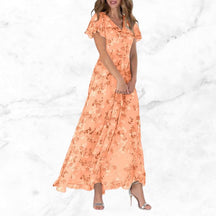 Floral Maxi Dress - Light and Elegant