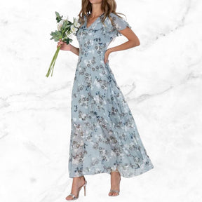 Floral Maxi Dress - Light and Elegant