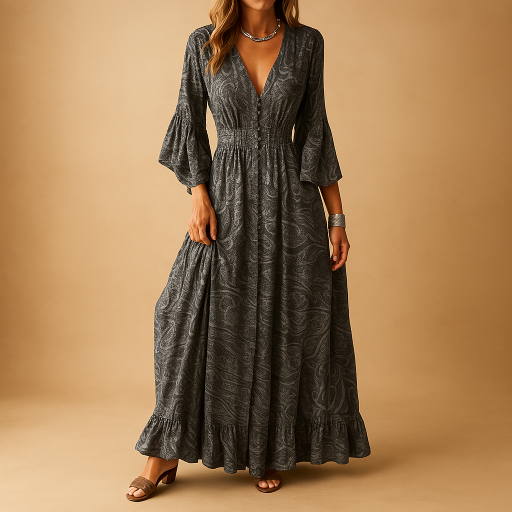 Elise | Flowy boho maxi dress for women