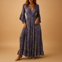 Elise | Flowy boho maxi dress for women