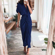 Chic Summer Wrap Dress - Versatile Comfort