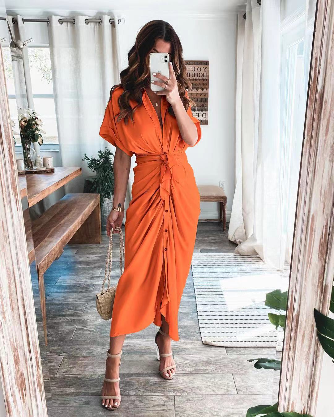 Chic Summer Wrap Dress - Versatile Comfort