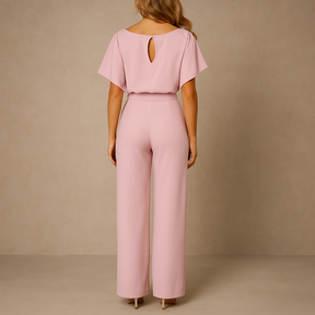 Women’s casual-chic jumpsuit with elegant tailored fit, ideal for brunch, casual days out or evening events