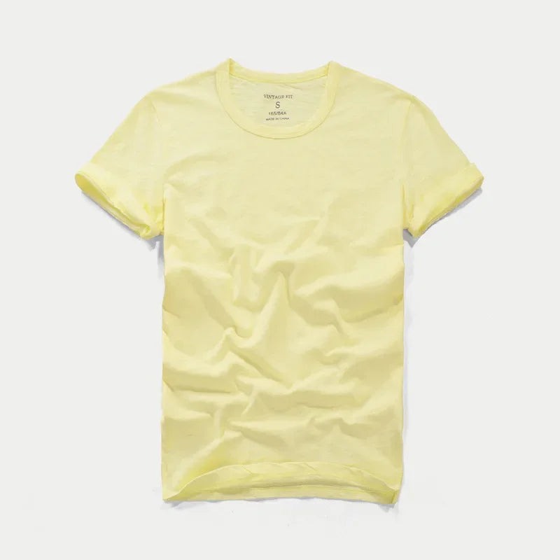 Slim Fit Cotton T-Shirt - Summer Essential