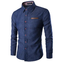 Slim-Fit Denim Shirt - Modern Style