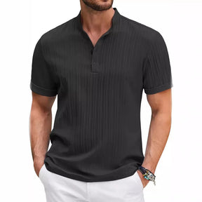 Short Sleeve Henley Shirt - Summer Comfort