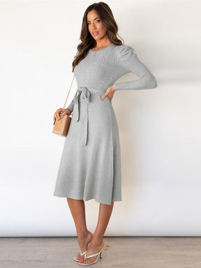 Knitted Sweater Dress - Warm and Stylish