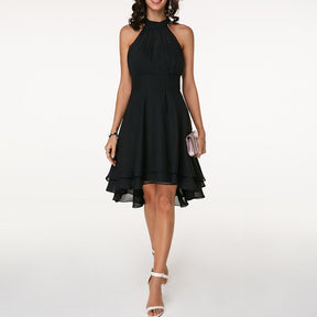 Elegant Dress with Ruffles - Timeless Style