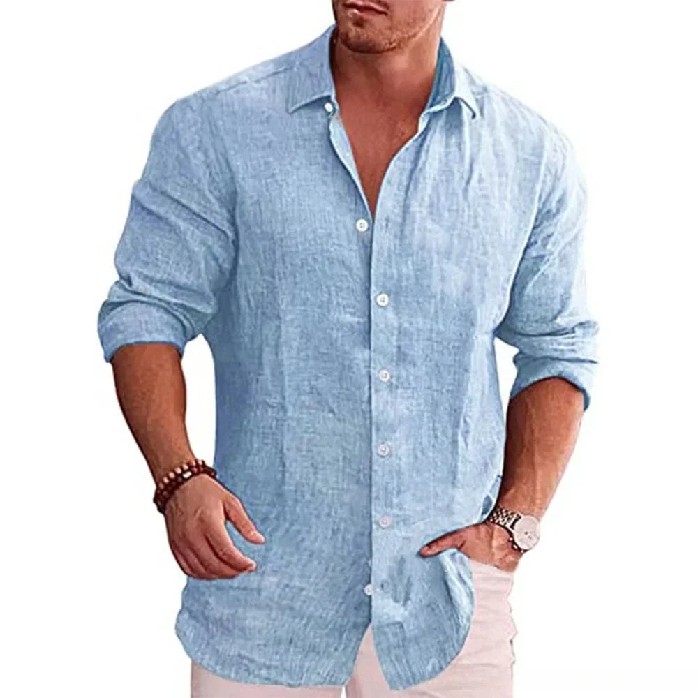 Breathable Linen Shirt - Timeless Style