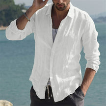 Lightweight Cotton Linen Shirt - Summer Comfort