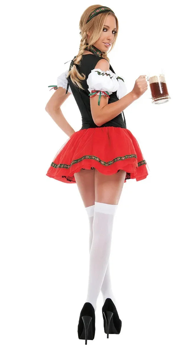 Traditional Dirndl Costume - Oktoberfest Ready