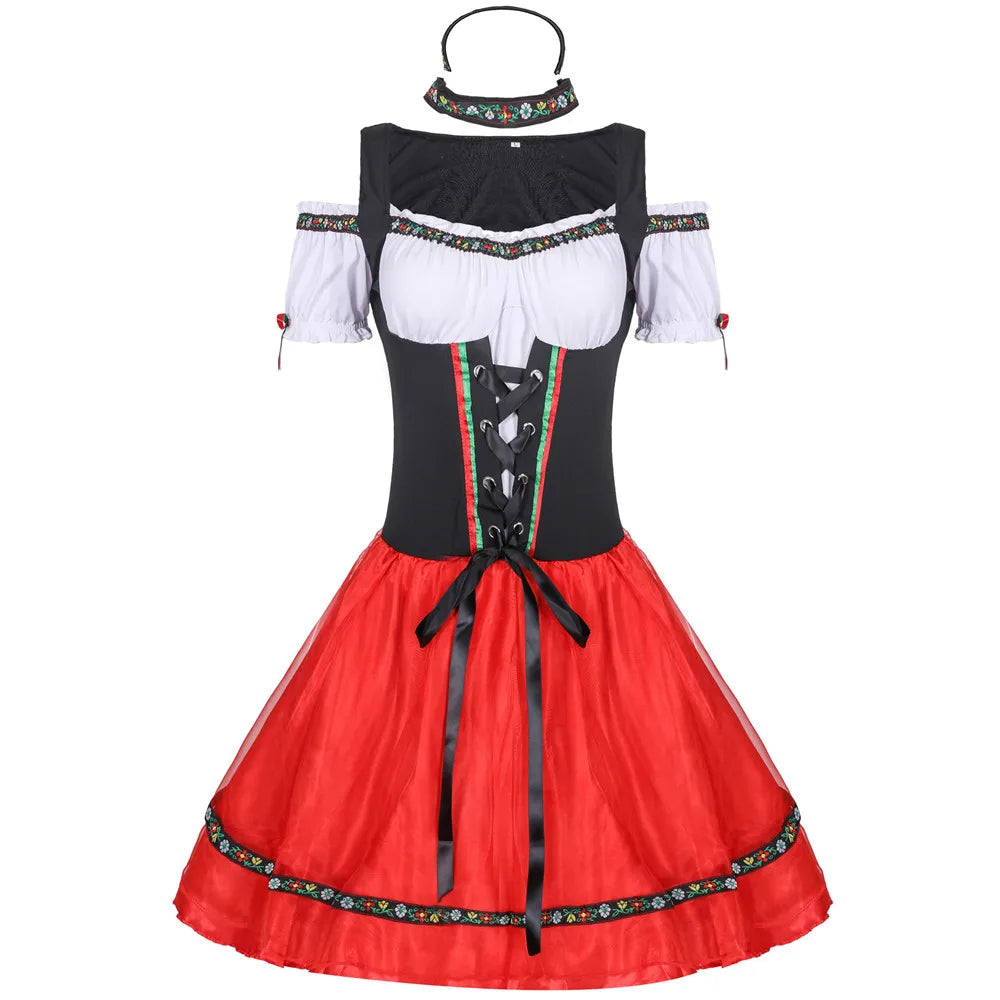 Traditional Dirndl Costume - Oktoberfest Ready