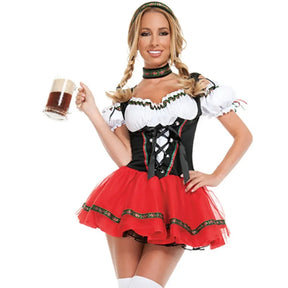 Traditional Dirndl Costume - Oktoberfest Ready