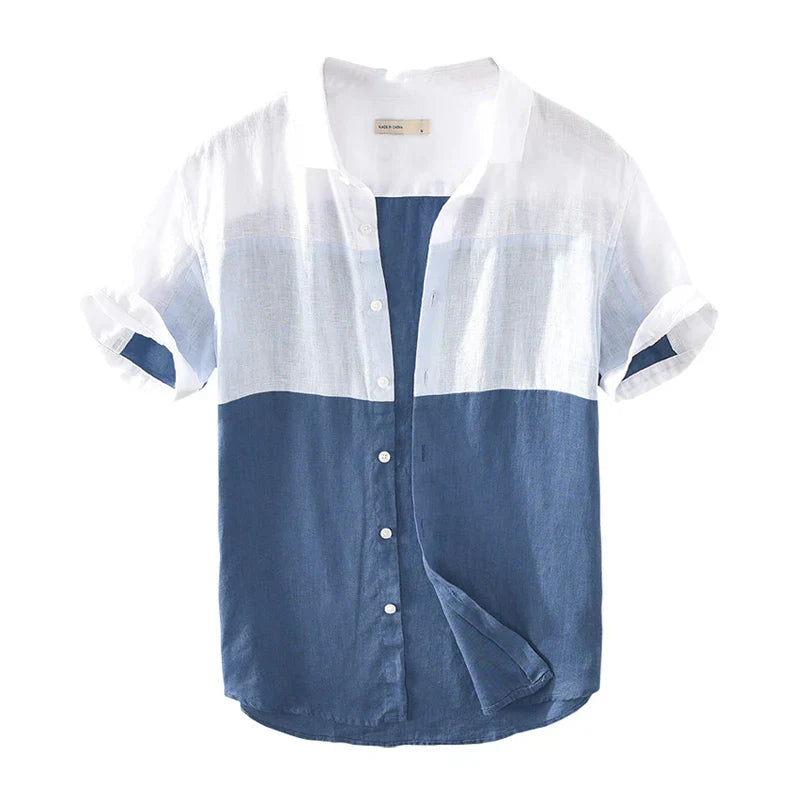 Gradient Linen Shirt - Summer Style