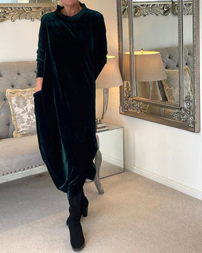 Velvet Winter Dress - Chic and Comfortable