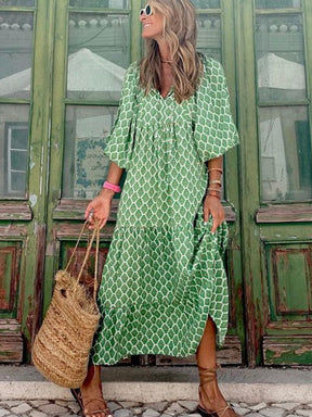 Bohemian Maxi Dress - Flowing Elegance