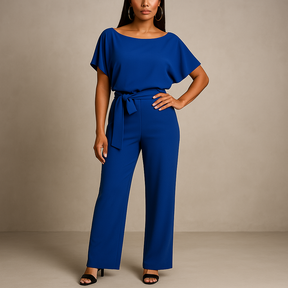 Women’s casual-chic jumpsuit with elegant tailored fit, ideal for brunch, casual days out or evening events