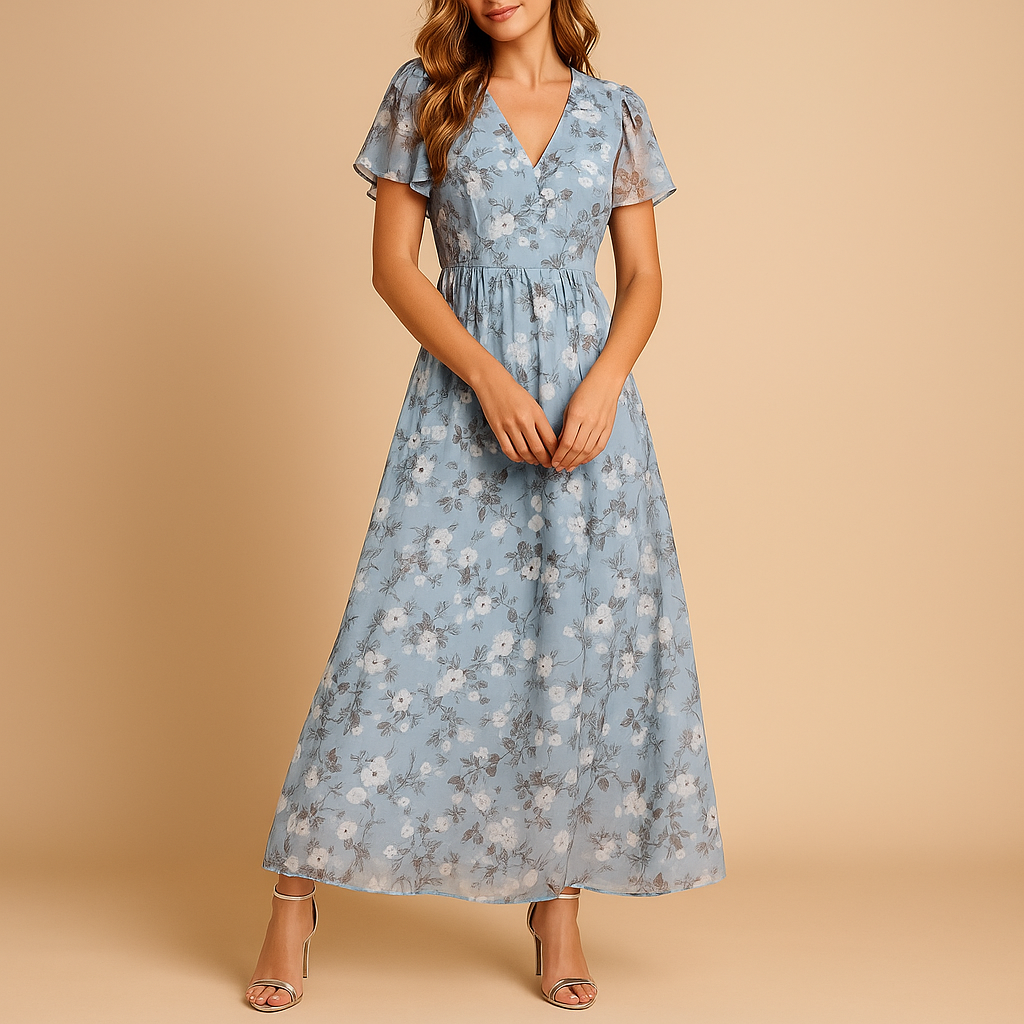 Women's elegant midi dress with tailored fit and timeless design, ideal for work, events, and everyday sophistication.